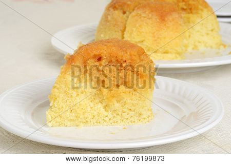 slice of treacle pudding