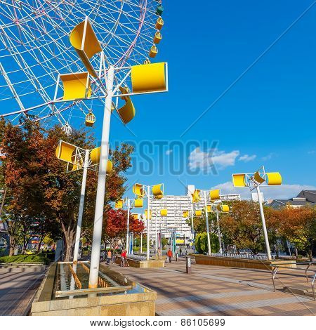 Tempozan Ferris Wheel in Osaka