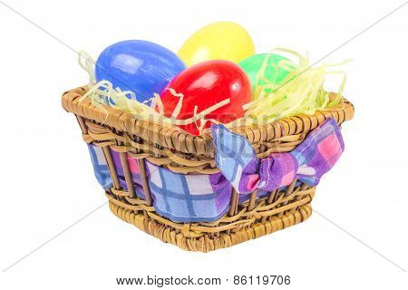 Easter Eggs In The Basket