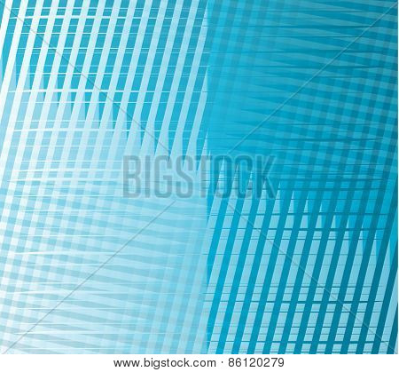 Blue background with grid strips texture pattern