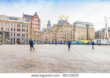 View Of The Dam Square, Amsterdam