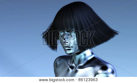 Digital 3D Illustration Of A Manikin