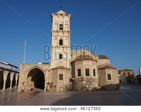 Church in center