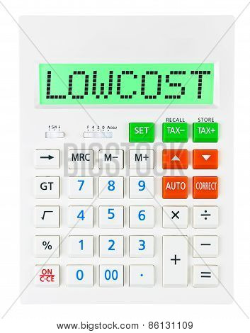 Calculator With Lowcost