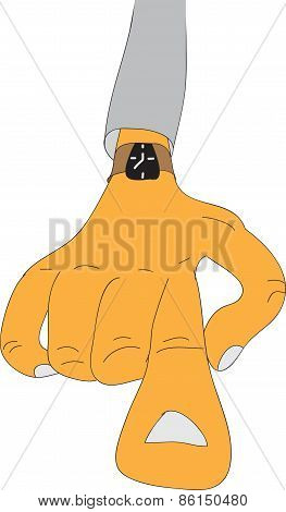 Animation hand illustration