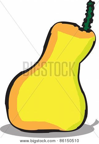 Illustration of pear