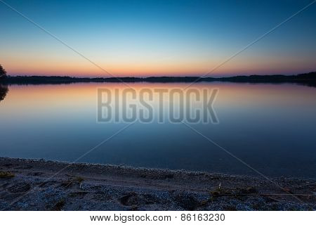 Lake After Sunset.