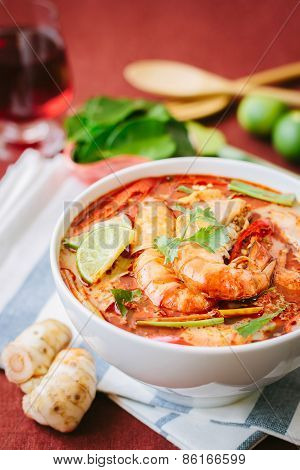Tom Yum Kung (Thai Food)