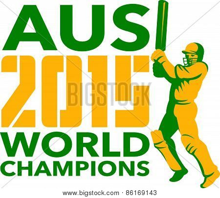Australia Aus Cricket 2015 World Champions