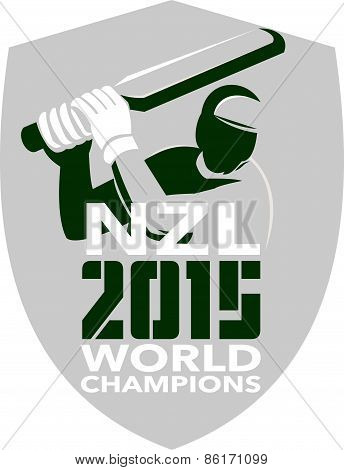 New Zealand Cricket 2015 World Champions Shield