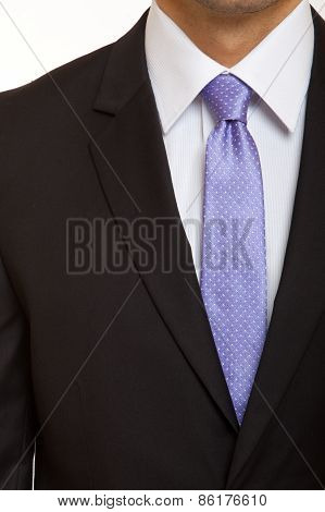 Chic and stylish suit and tie