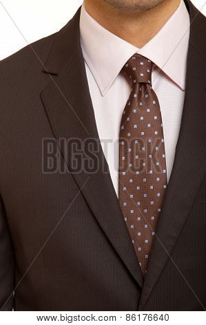 Chic and stylish suit and tie