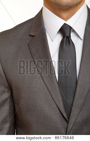 Chic and stylish suit and tie