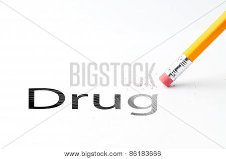 Pencil with eraser