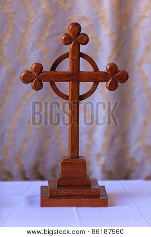 Old Cross In Church, Bibury England