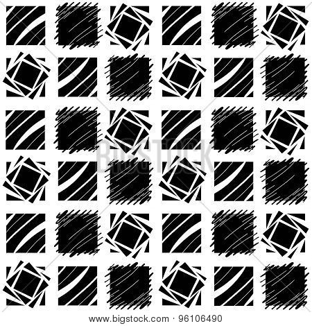 Black And White Square Quilt Pattern