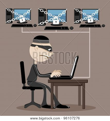 A computer hacker