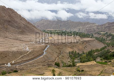 View From Likir Monastery, Ladakh, India