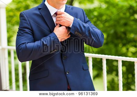 dressed man