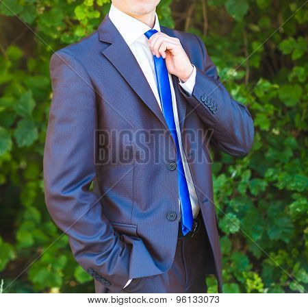 dressed man