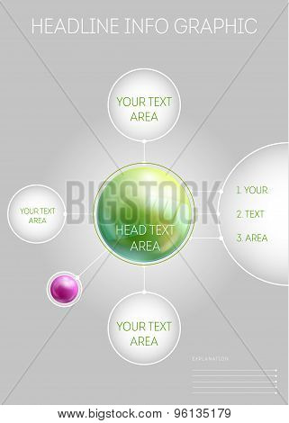 Template With Two 3D-effect Metaballs