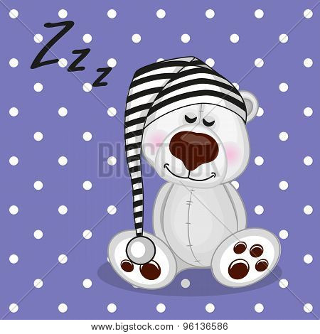 Sleeping Polar Bear