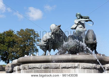 Gefion Fountain Detail