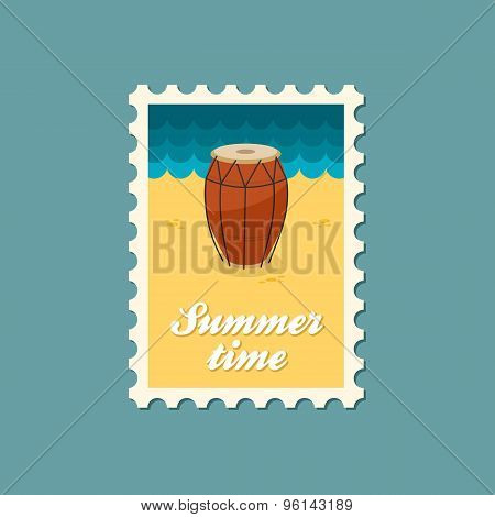 Drum Flat Stamp