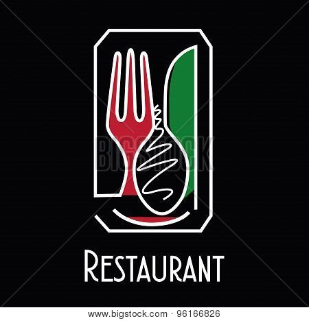 Logo Restaurant Concept Crafts