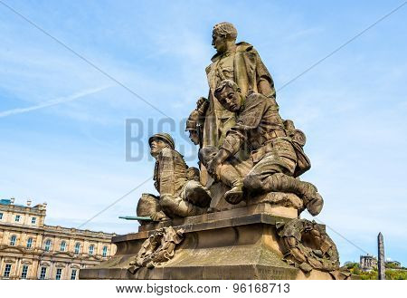 King's Own Scottish Borderers Memorial In Edinburgh