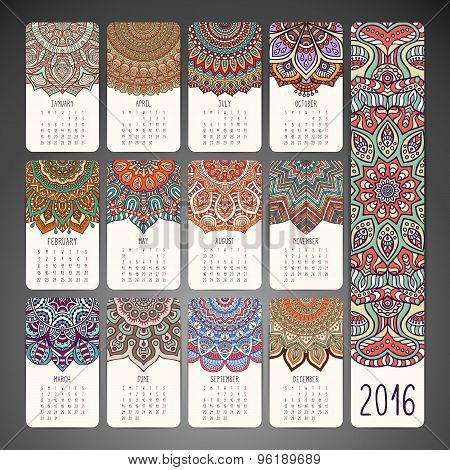 Calendar 2016