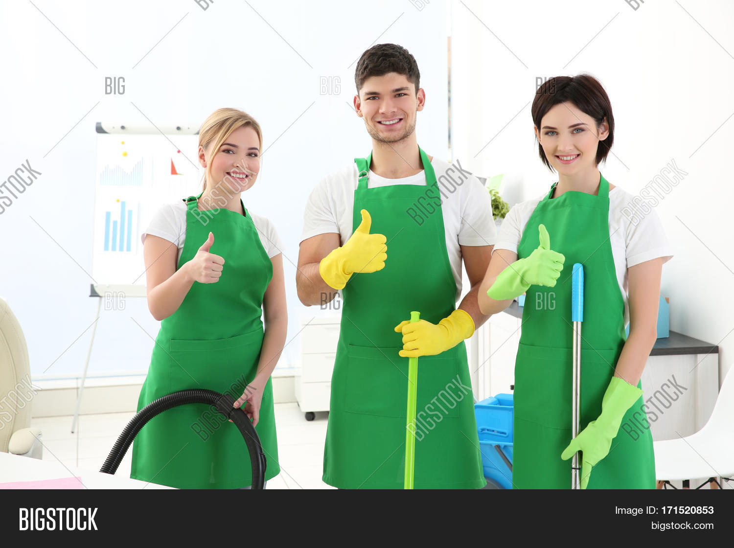 Service Team Cleaning Image & Photo (Free Trial) Bigstock