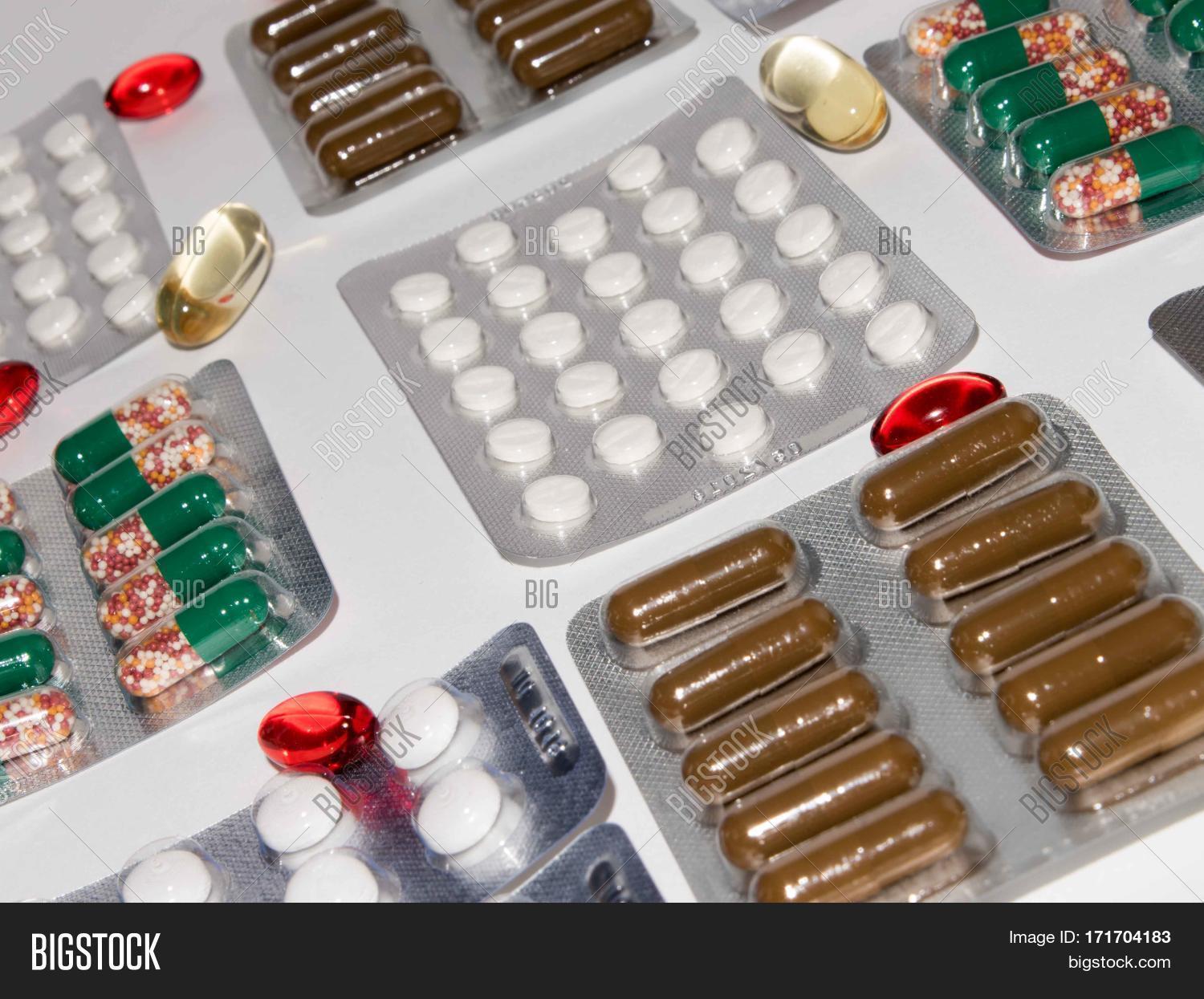 Tabs Vitamins Omega 3 Image & Photo (Free Trial) Bigstock