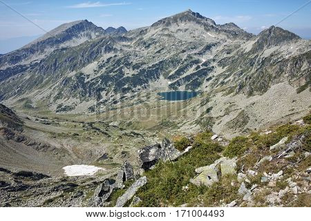 Argirovo and Mitrovo lakes - view from Dzhano Peak,  Pirin mountain, Bulgaria