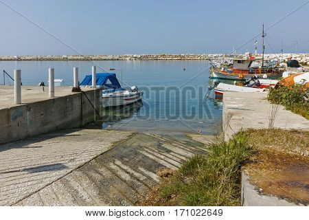 Port of Skala Sotiros, Thassos island, East Macedonia and Thrace, Greece