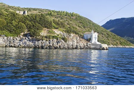 saint Andrew chapel Ithaca Ionian islands Greece