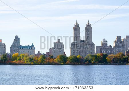Iconic Views Of The Upper West Side By The Central Park Reservoir