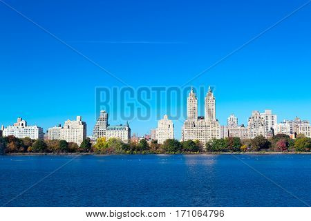 Iconic Views Of The Upper West Side By The Central Park Reservoir