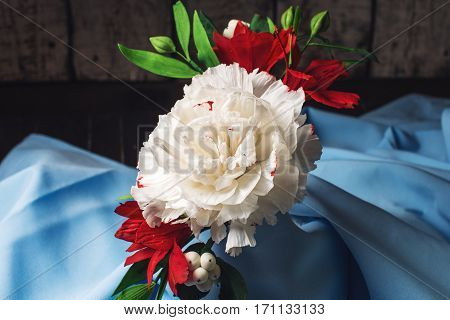 Beautiful Bouquet Roses From Mastic, Good Flowers Made Of Sugar