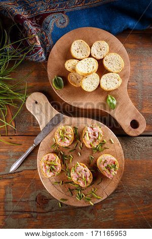 Pate With Bruschetta