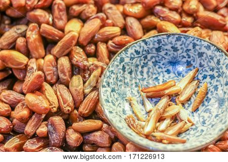 Fruits Of The Date Palm (phoenix Dactylifera)