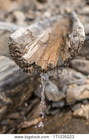 Wall Fountain at sacred Muktinath temple in Annapurna Region in Nepal. Jwala Mai of Muktinath.