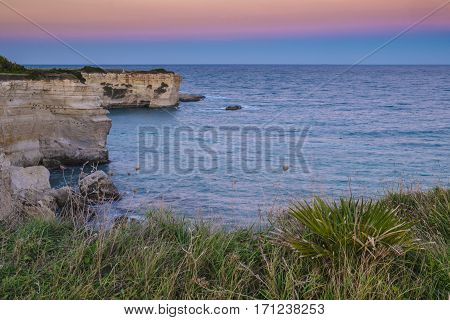Sea View Of Melendugno, Salento, Puglia, Italy