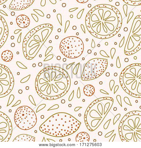 Pattern With Sliced Citrus