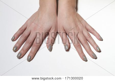 Manicure - Beauty Treatment Photo Of Nice Manicured Fingernails.