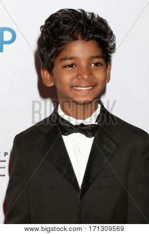 LOS ANGELES - FEB 11:  Sunny Pawar at the 48th NAACP Image Awards Arrivals at Pasadena Conference Center on February 11, 2017 in Pasadena, CA