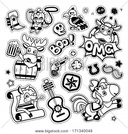 Lovely Patch Badges Set