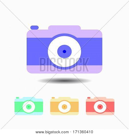 Camera Icon. Isolated On White Background