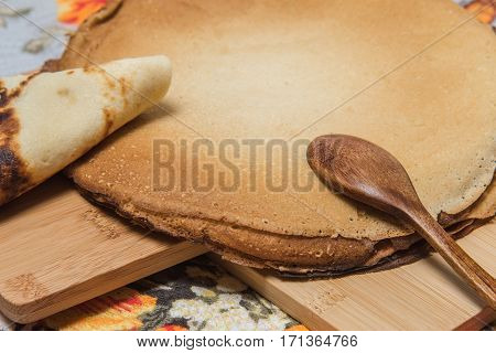 Buttercakes Traditional For Russian Pancake Week