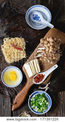 Ingredients For Asian Soup Ramen